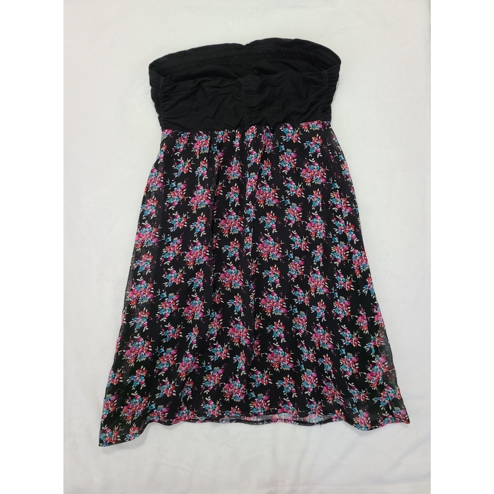 Express Strapless Floral Dress S